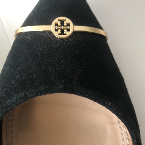 Tory Burch black flats Sz 8 - Picture 7 of 13